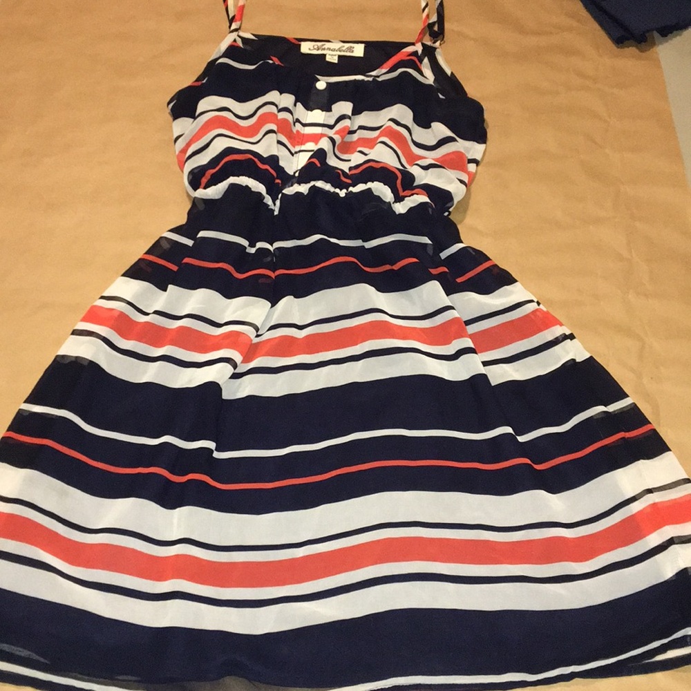 Red white and blue dress